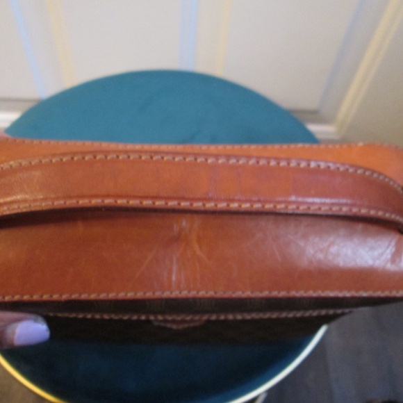 CELINE Macadam Makeup pouch Cosmetics Pouch Hand Bag Vanity bag Leather/PVC - Picture 11 of 16